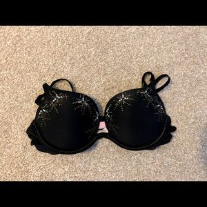 Victoria’s Secret push bra with crystals. Size 34B